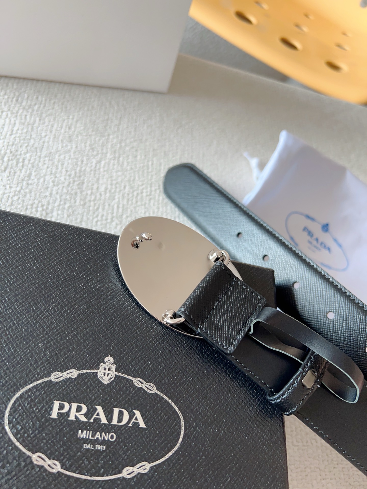 Prada Leather Belt 35mm