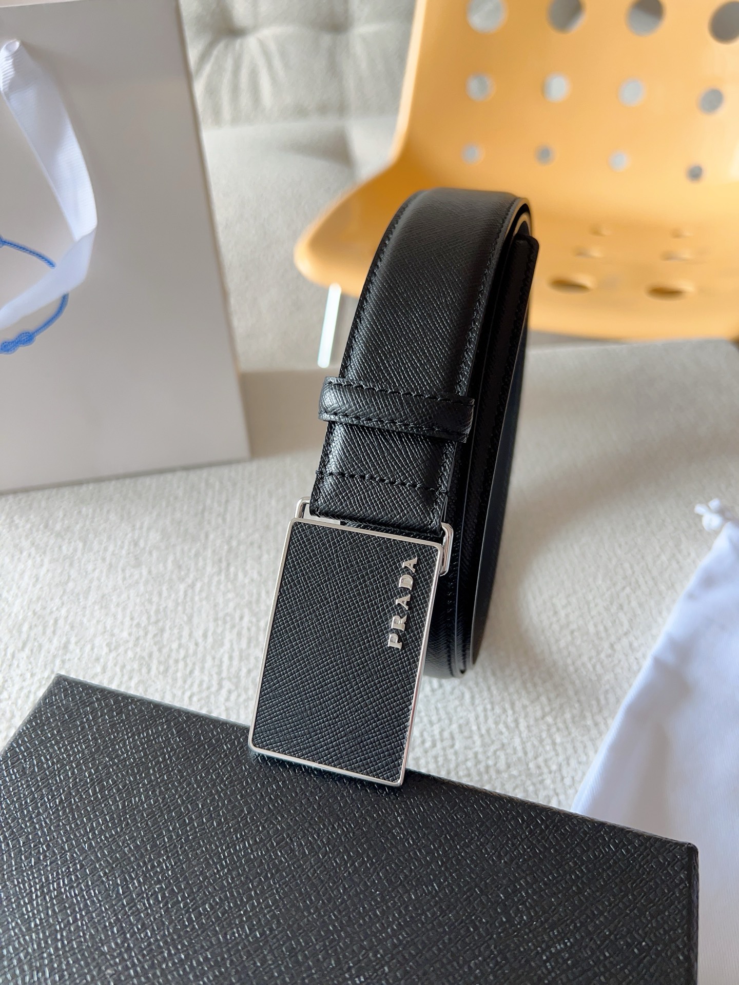 Prada Leather Belt 35mm