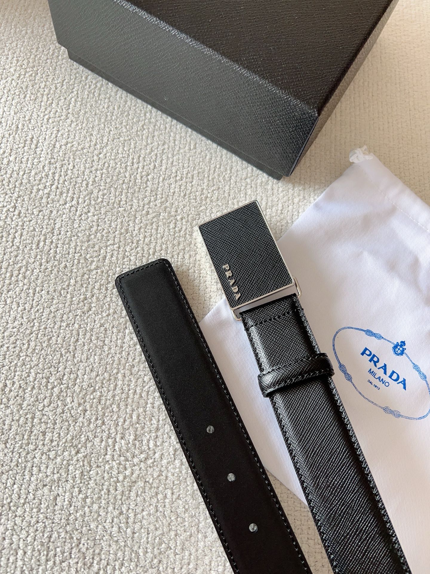 Prada Leather Belt 35mm