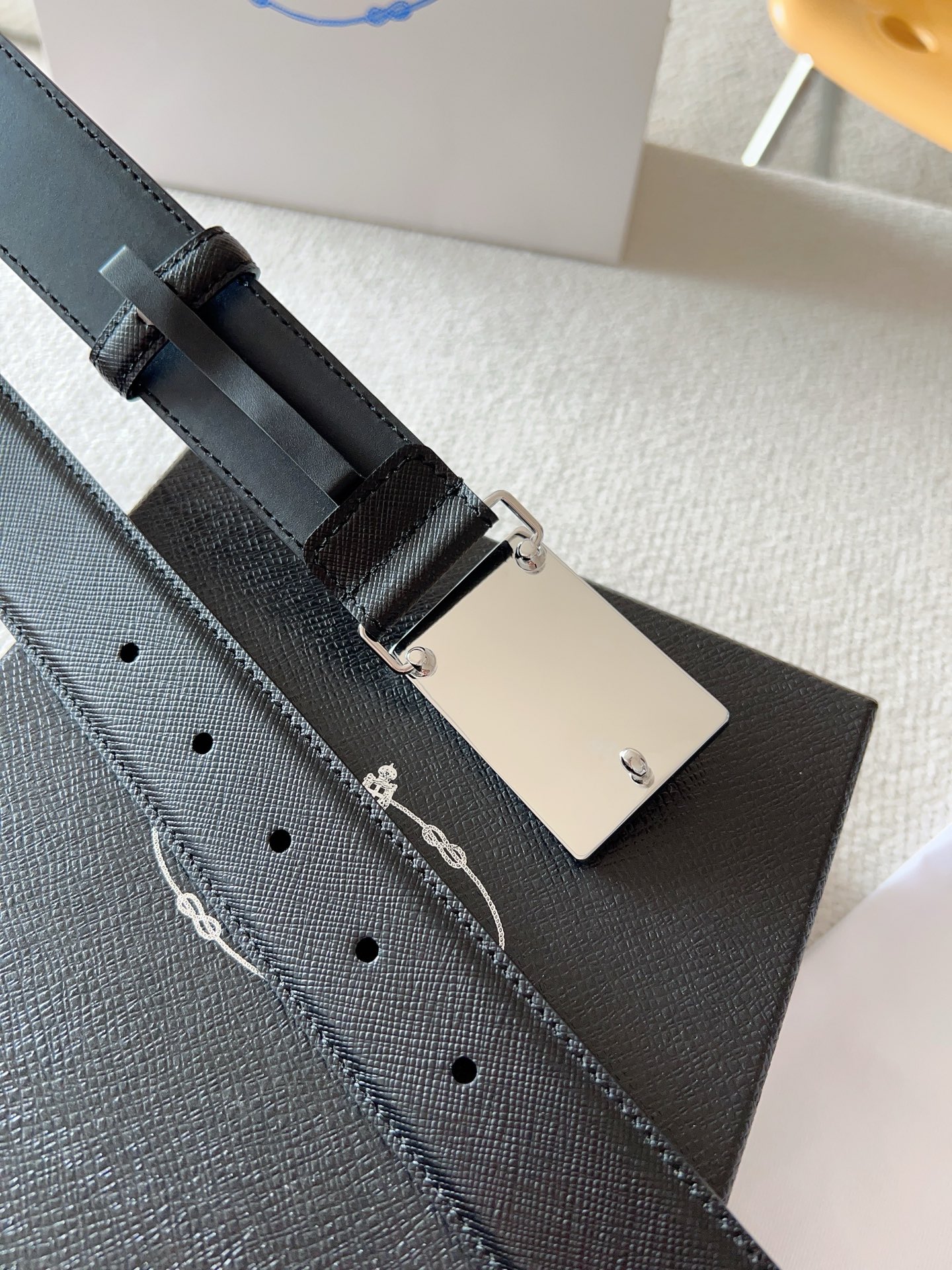 Prada Leather Belt 35mm