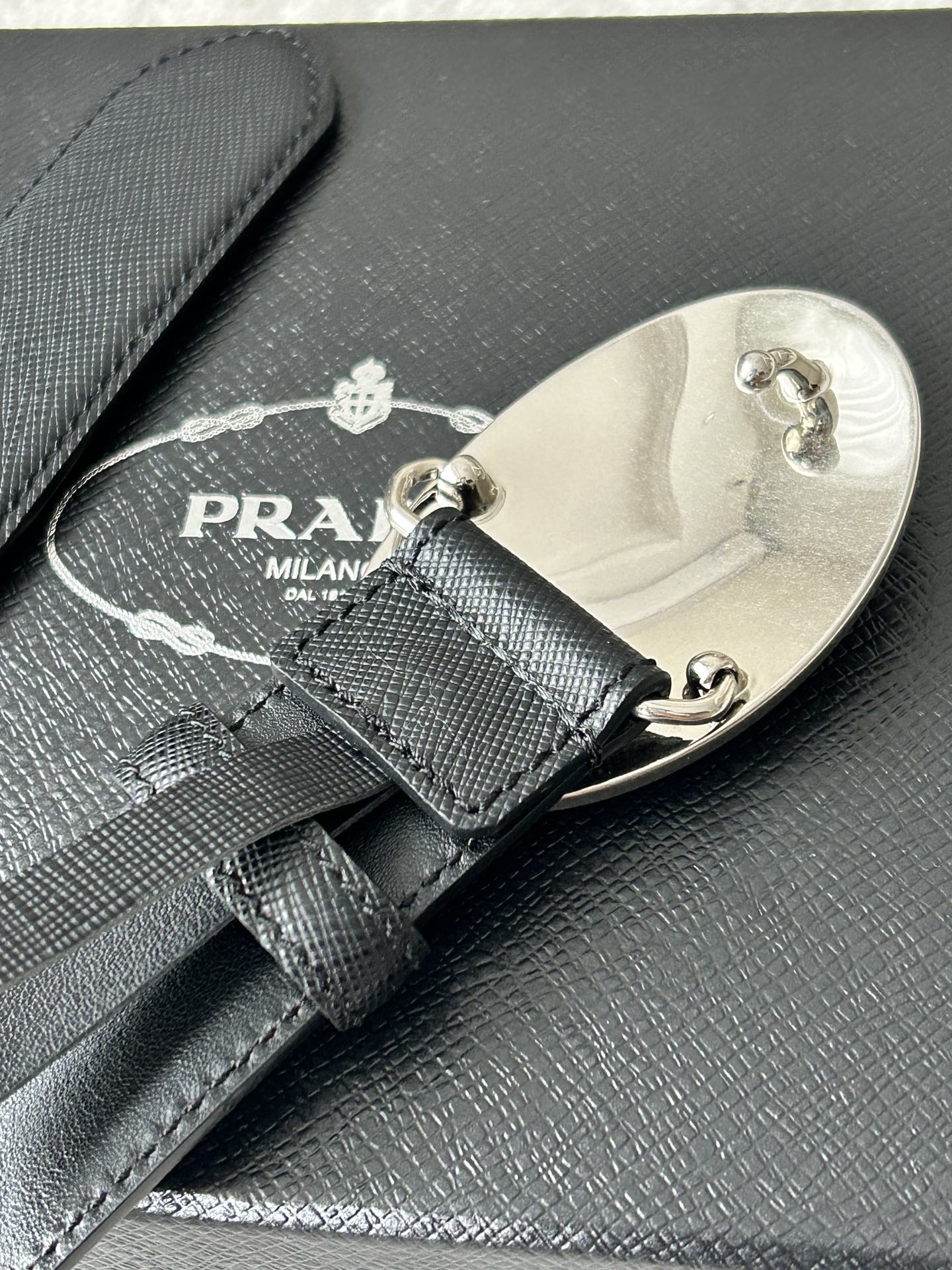 Prada Male Basic Belt Cow Leather Black S-m