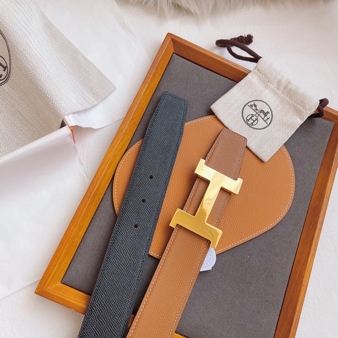 Hermès Leather Belt 38mm