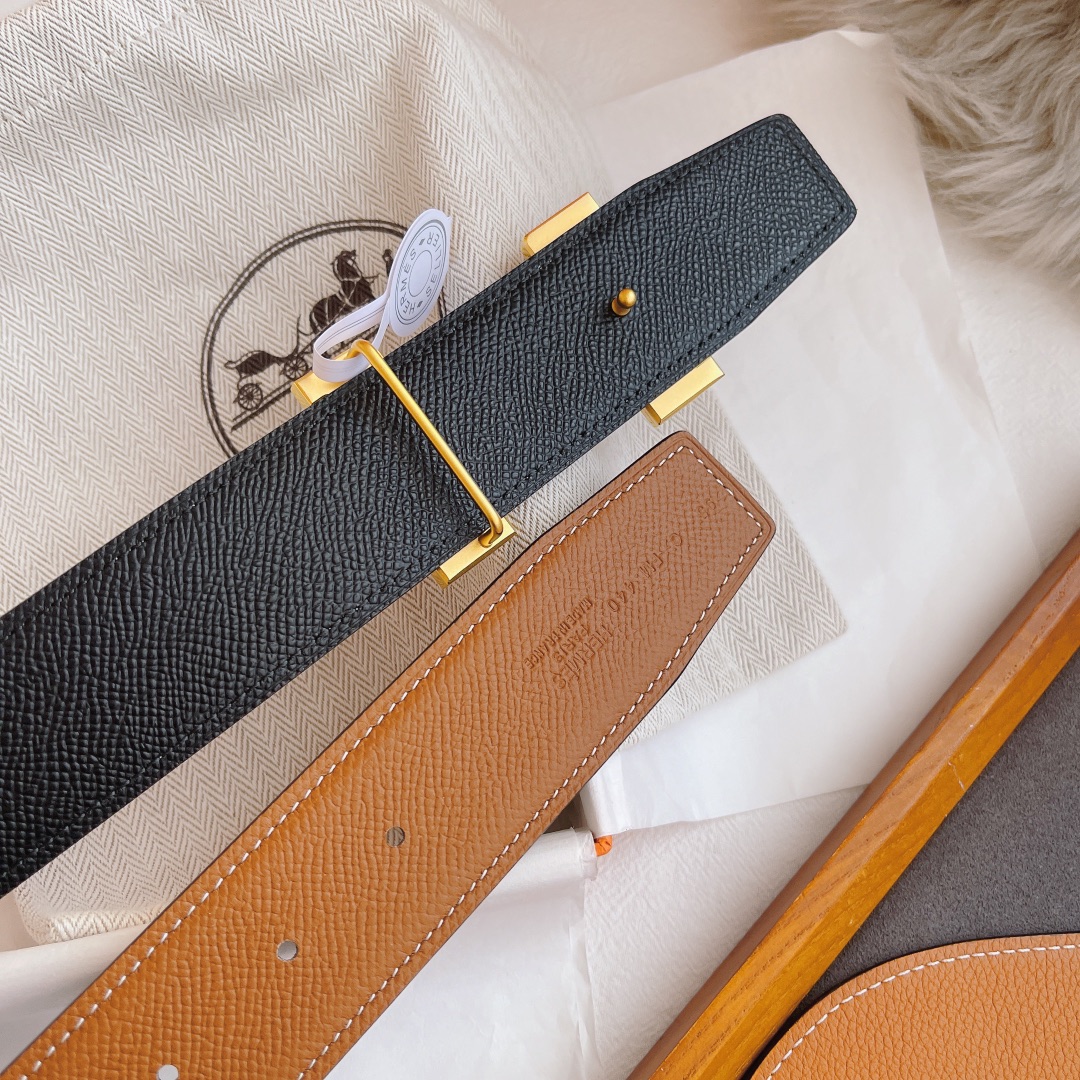 Hermès Leather Belt 38mm