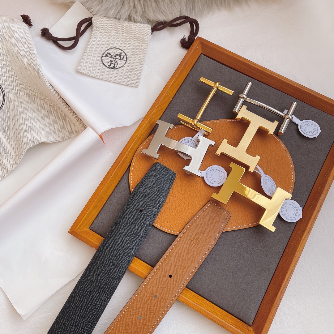 Hermès Leather Belt 38mm