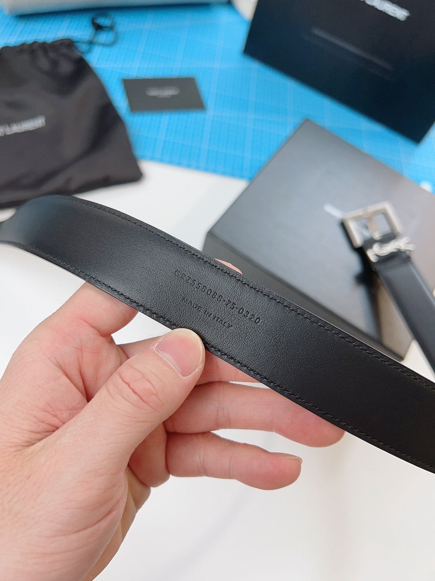 Saint Laurent Female Basic Belt Cow Leather