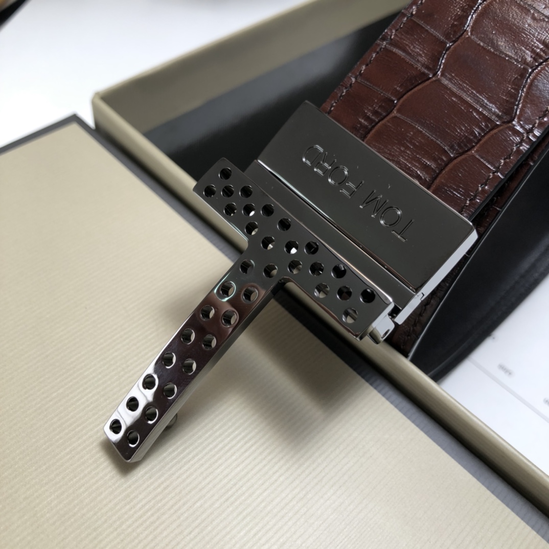 Tom Ford Leather Belt Cow Leather