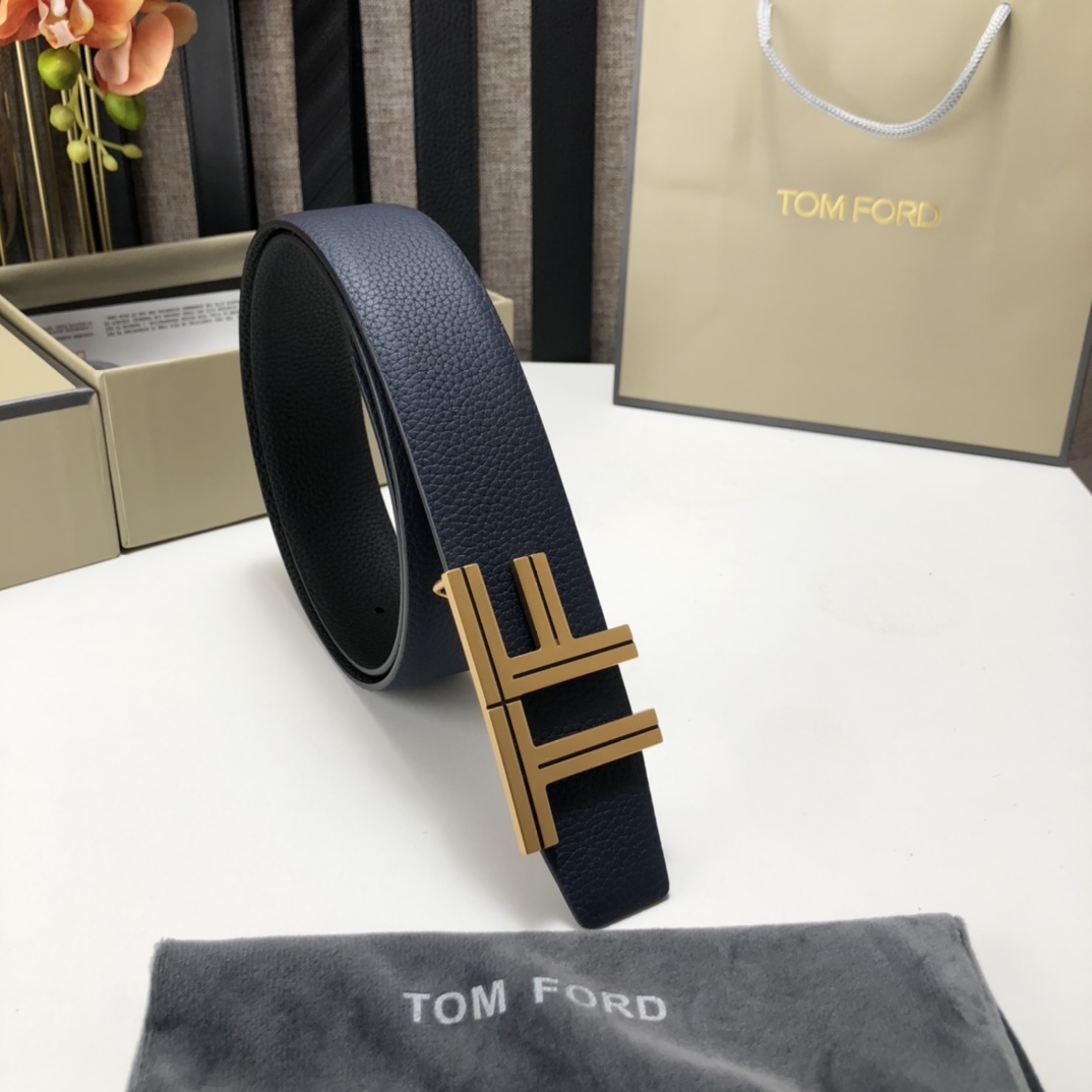 Tom Ford Leather Belt Cow Leather