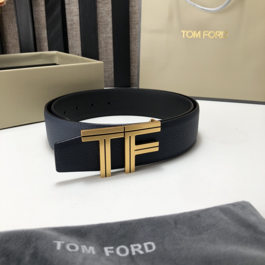 Tom Ford Leather Belt Cow Leather
