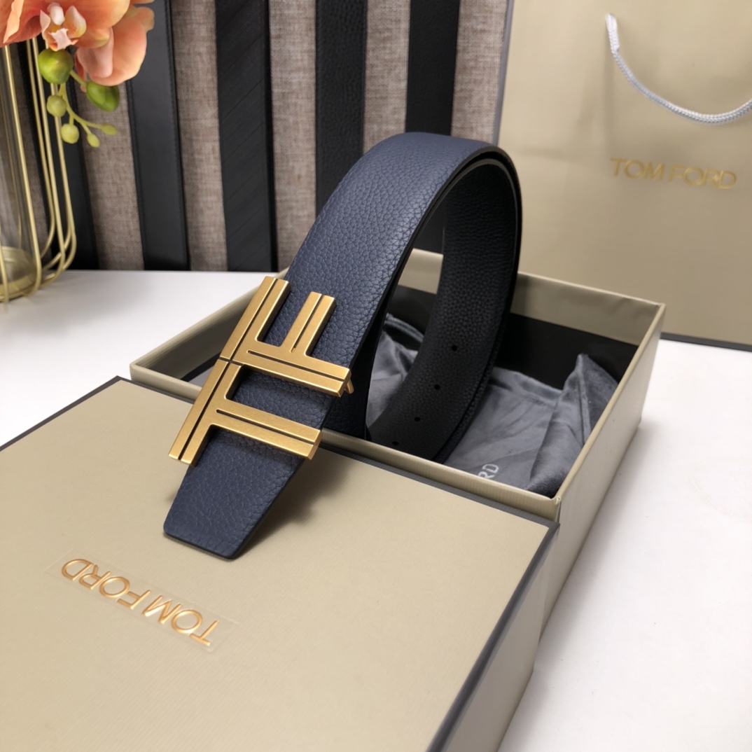 Tom Ford Leather Belt Cow Leather