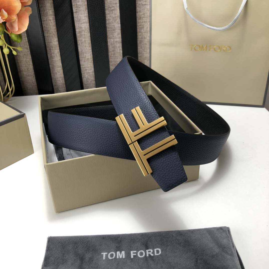 Tom Ford Leather Belt Cow Leather