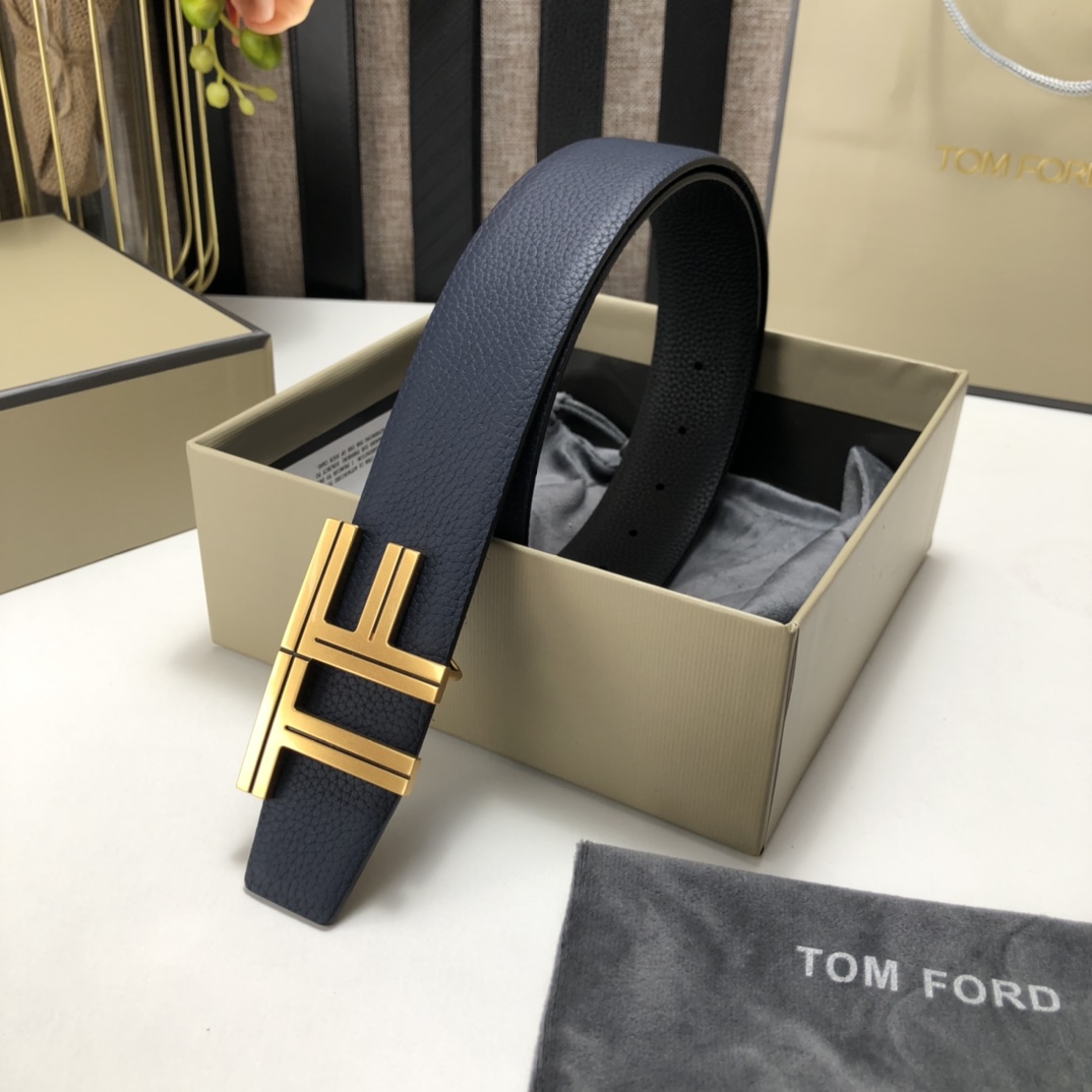 Tom Ford Leather Belt Cow Leather