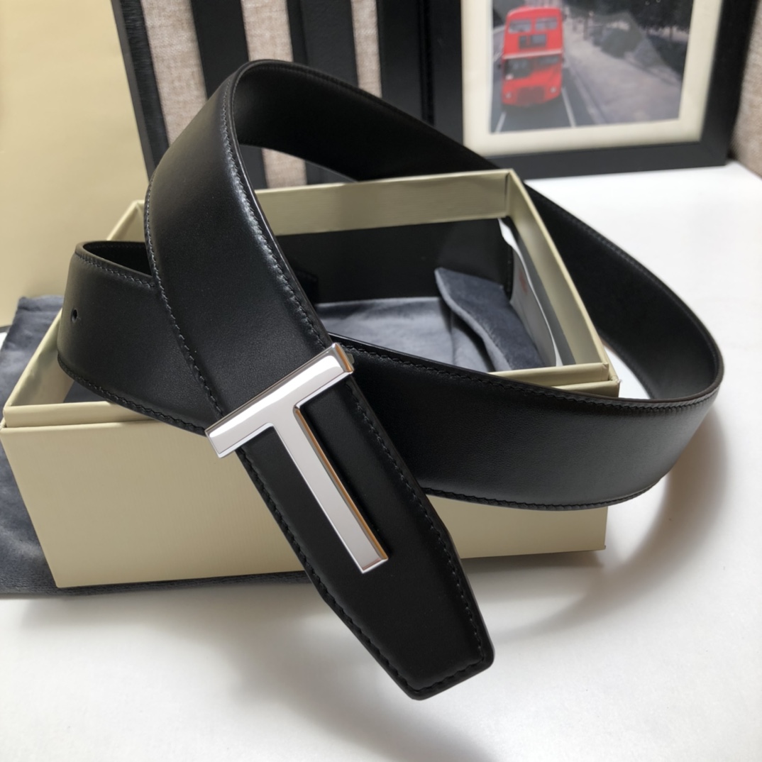 Tom Ford Leather Belt Cow Leather