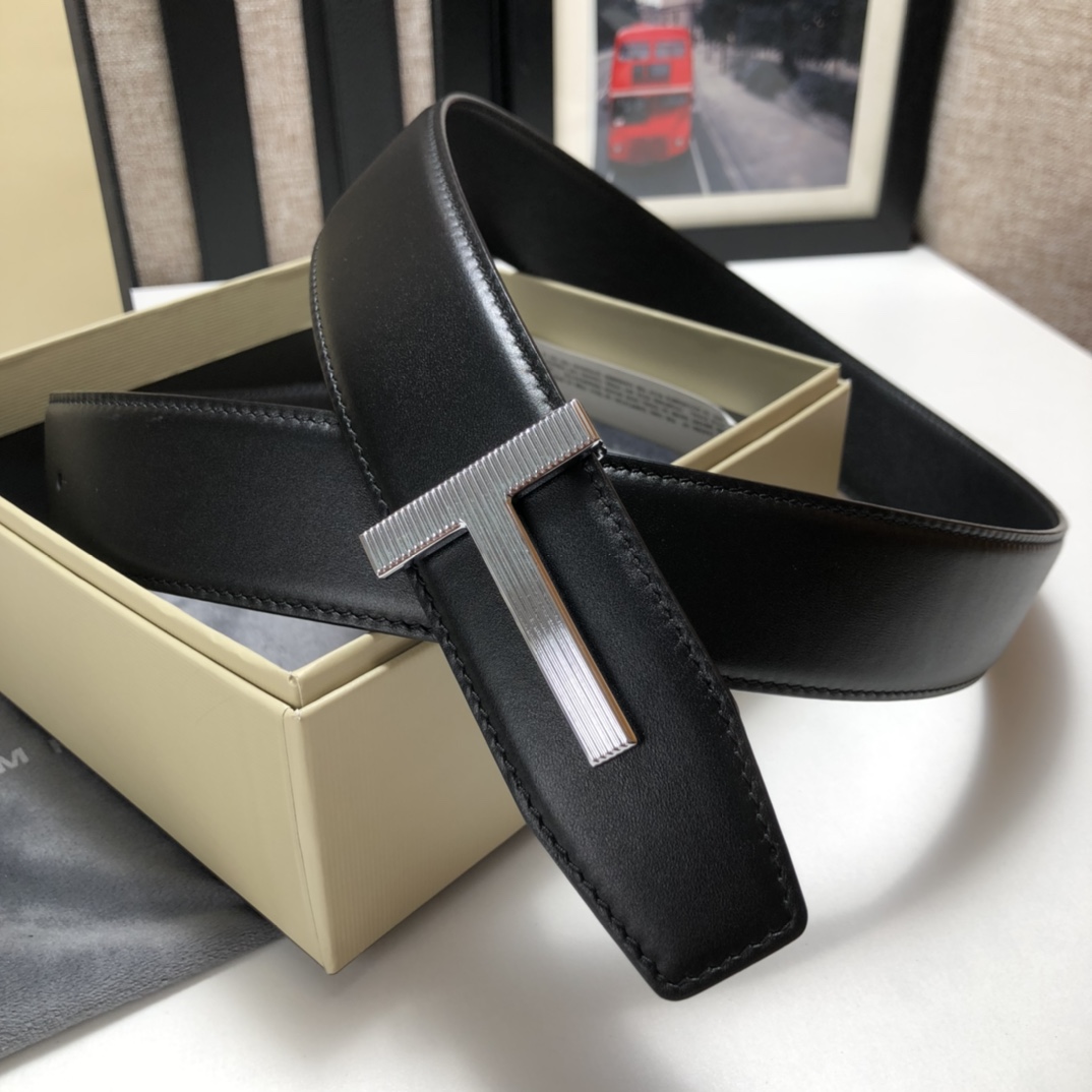 Tom Ford Leather Belt Cow Leather