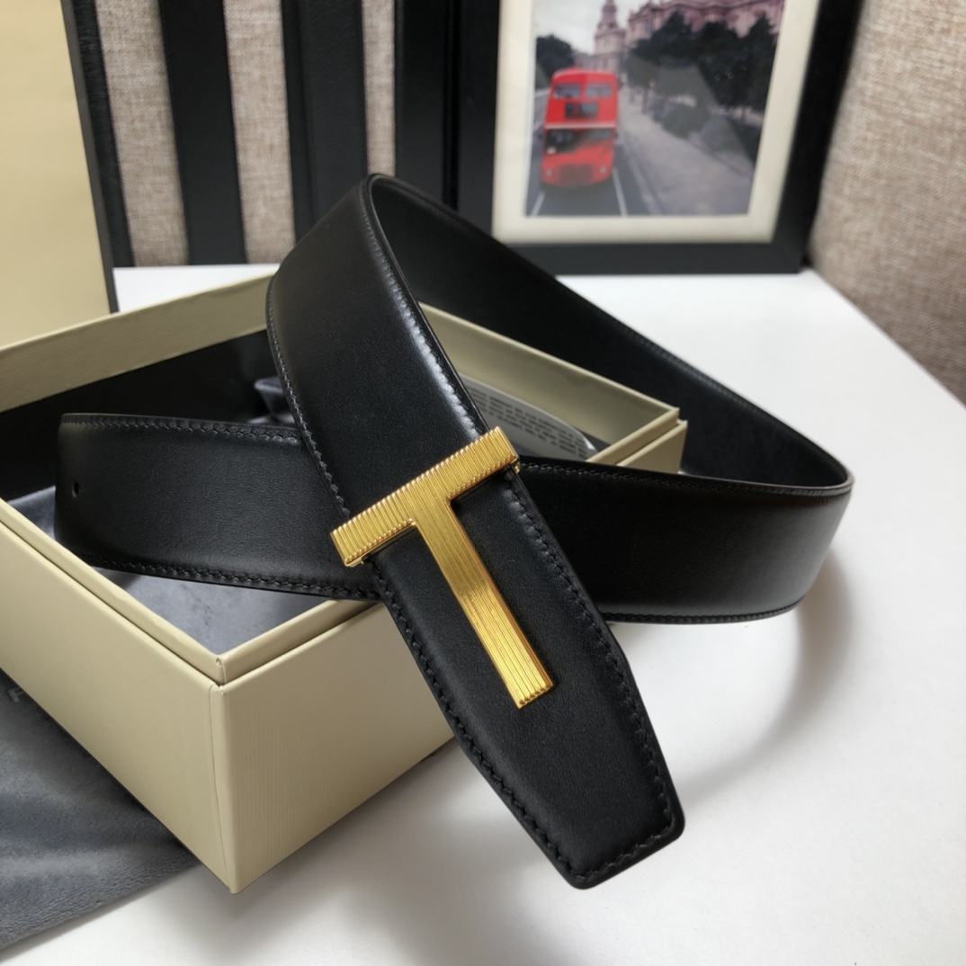 Tom Ford Leather Belt Cow Leather