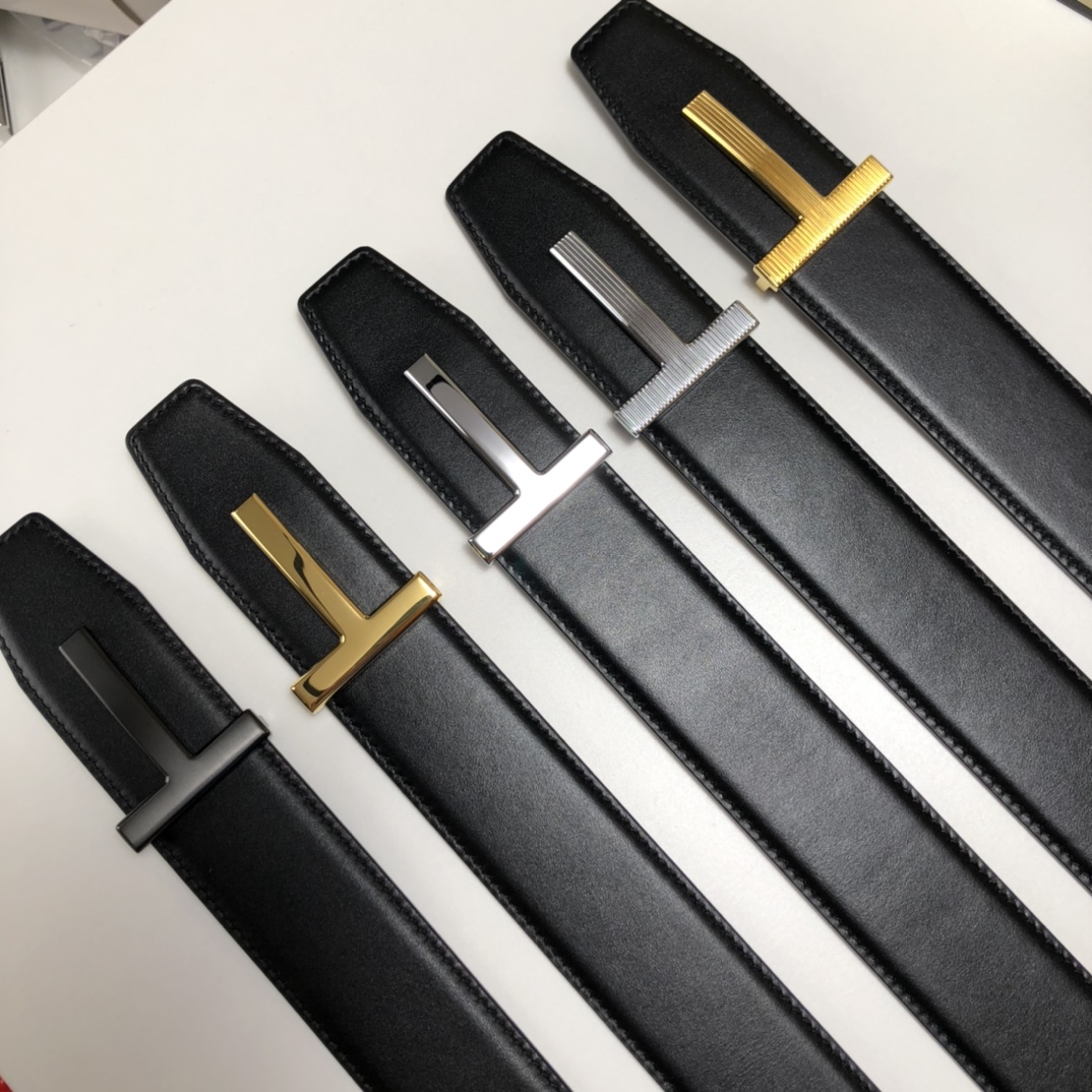 Tom Ford Leather Belt Cow Leather