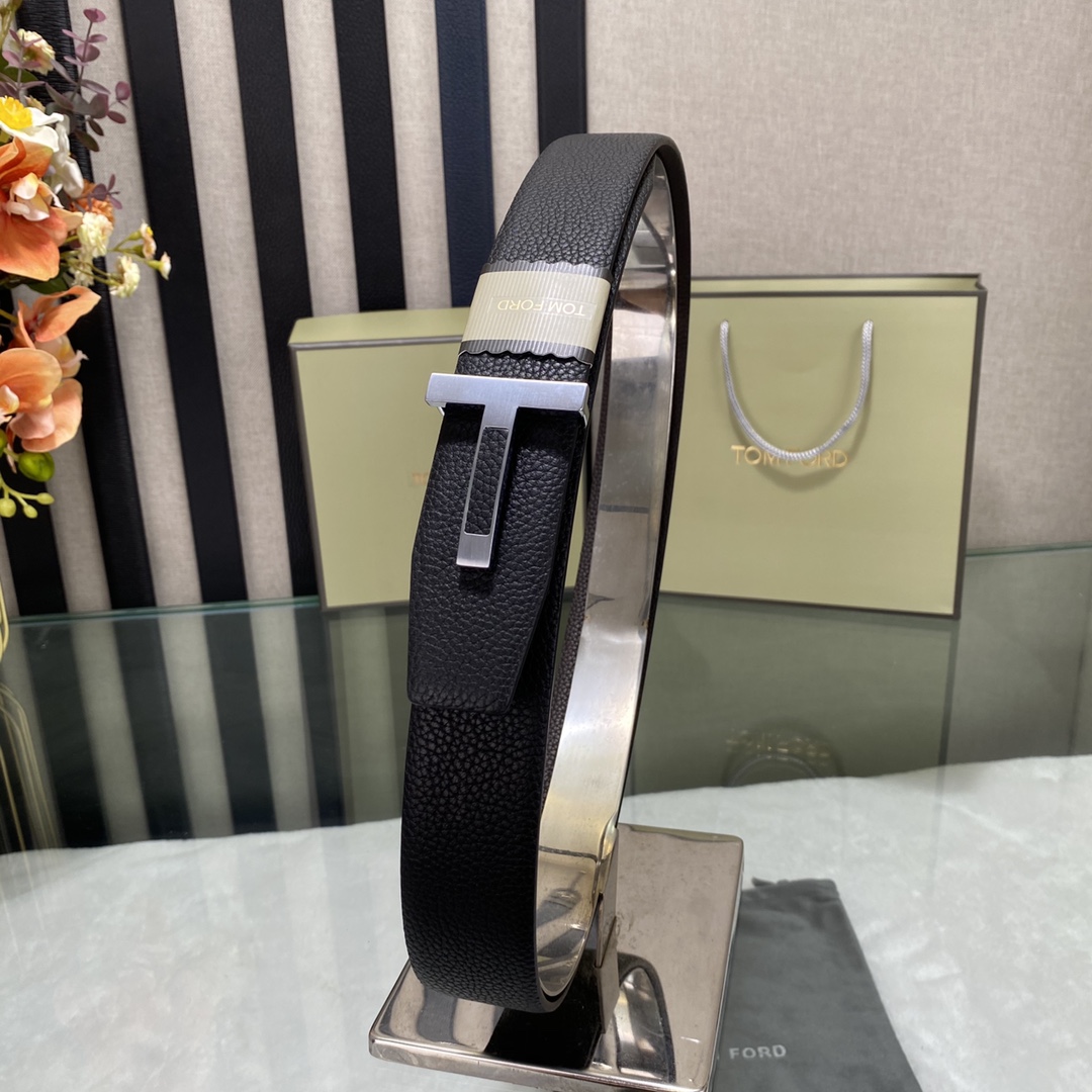 Tom Ford Basic Belt Top Grain Leather