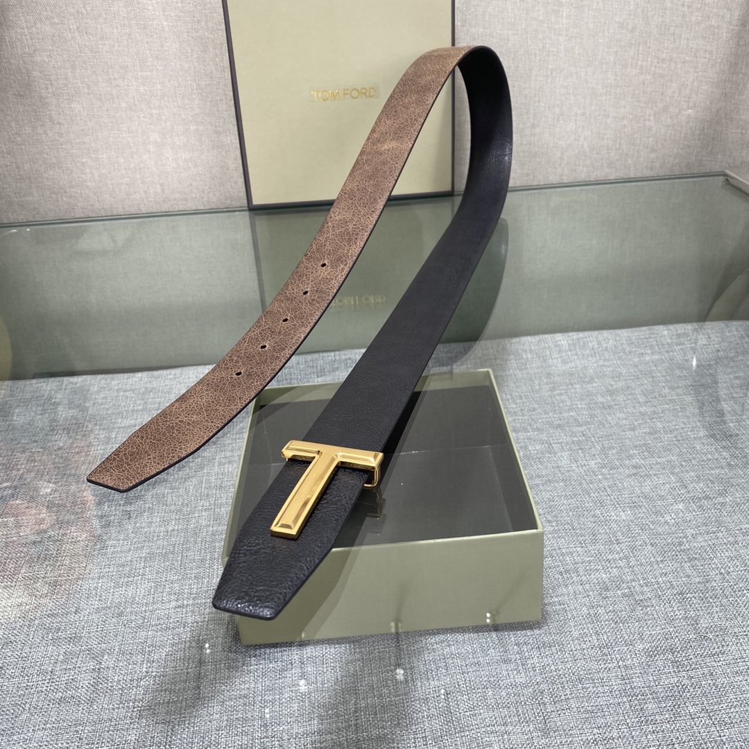 Tom Ford Basic Belt Top Grain Leather