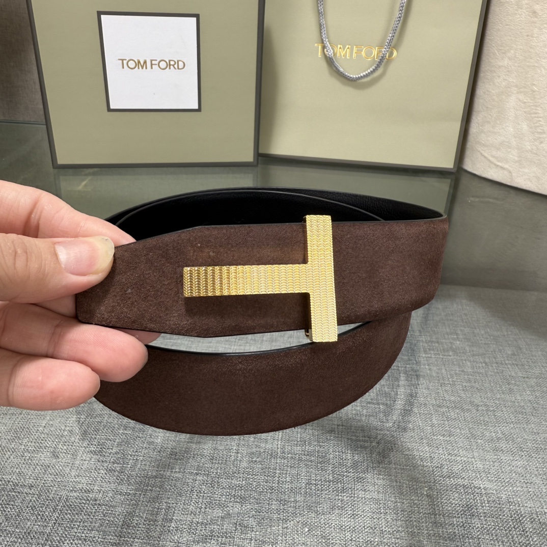 Tom Ford Basic Belt Top Grain Leather