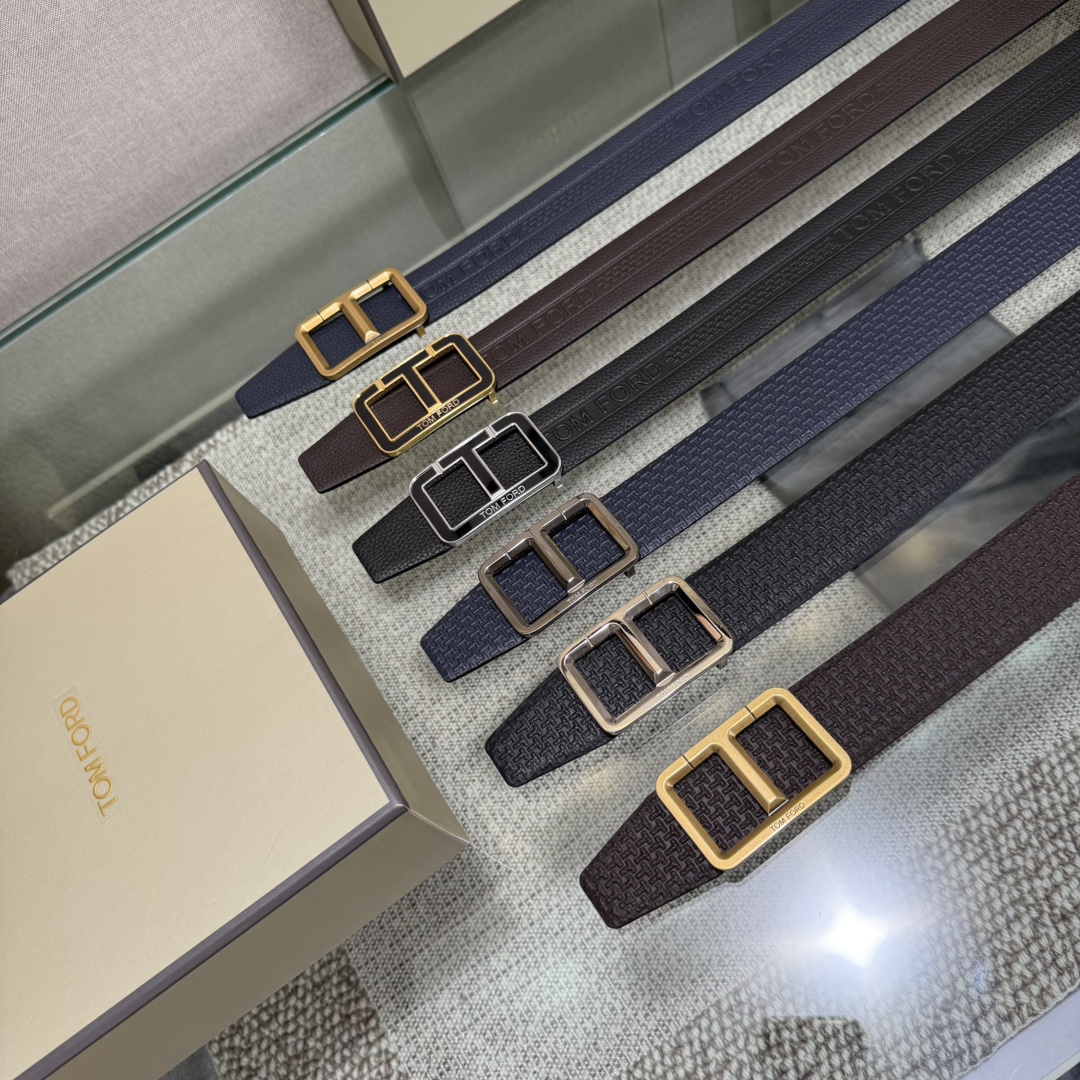 Tom Ford Basic Belt Top Grain Leather