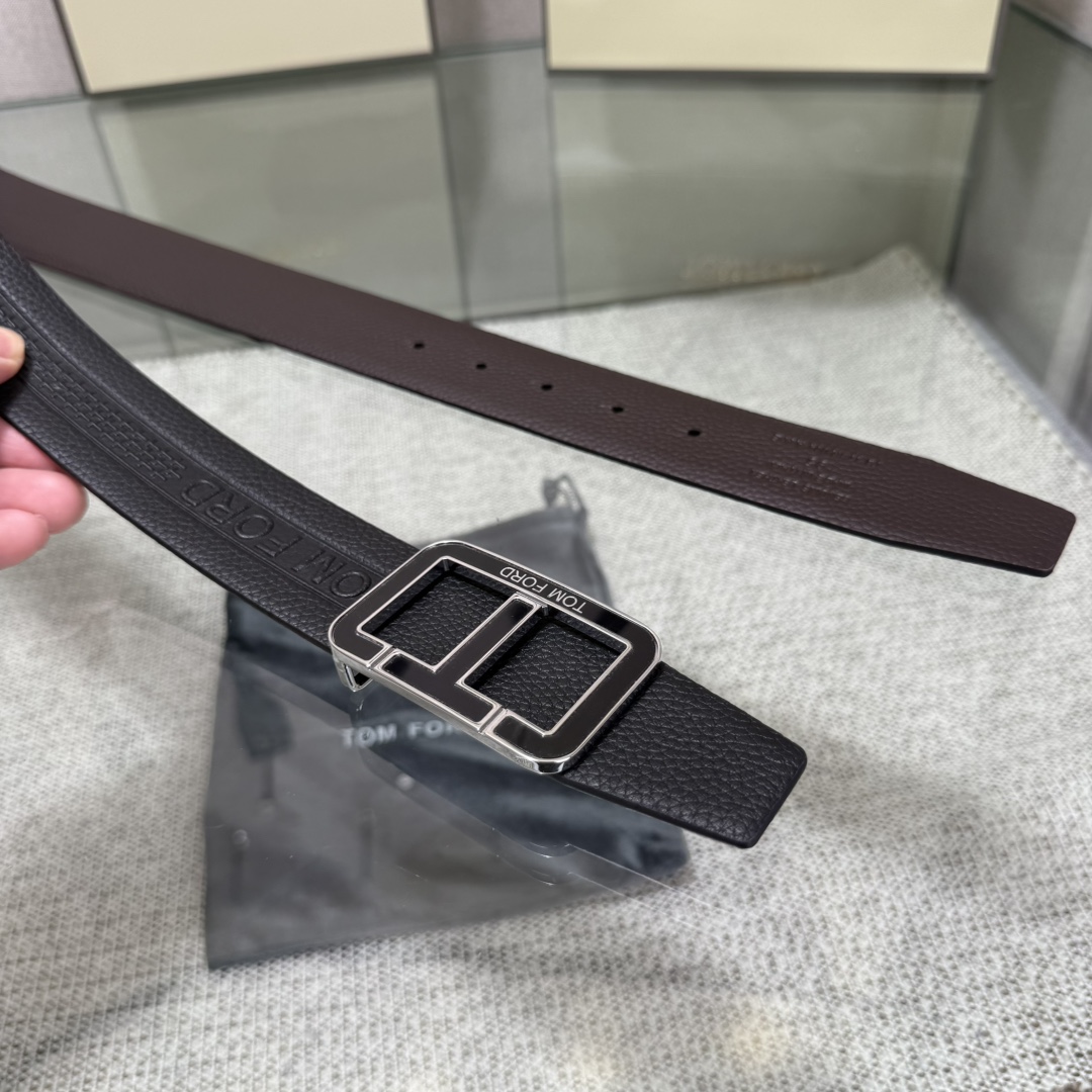 Tom Ford Basic Belt Top Grain Leather