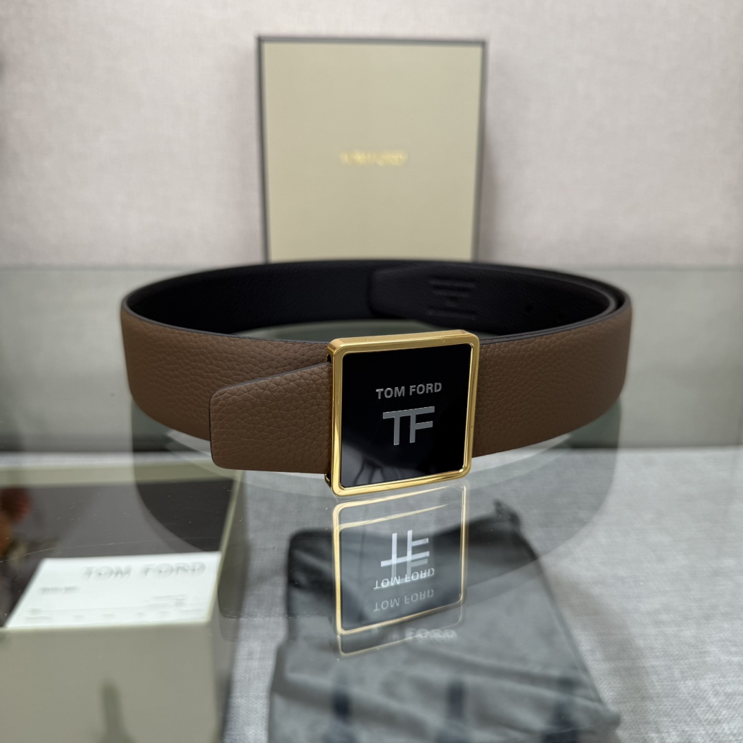 Tom Ford Basic Belt Top Grain Leather