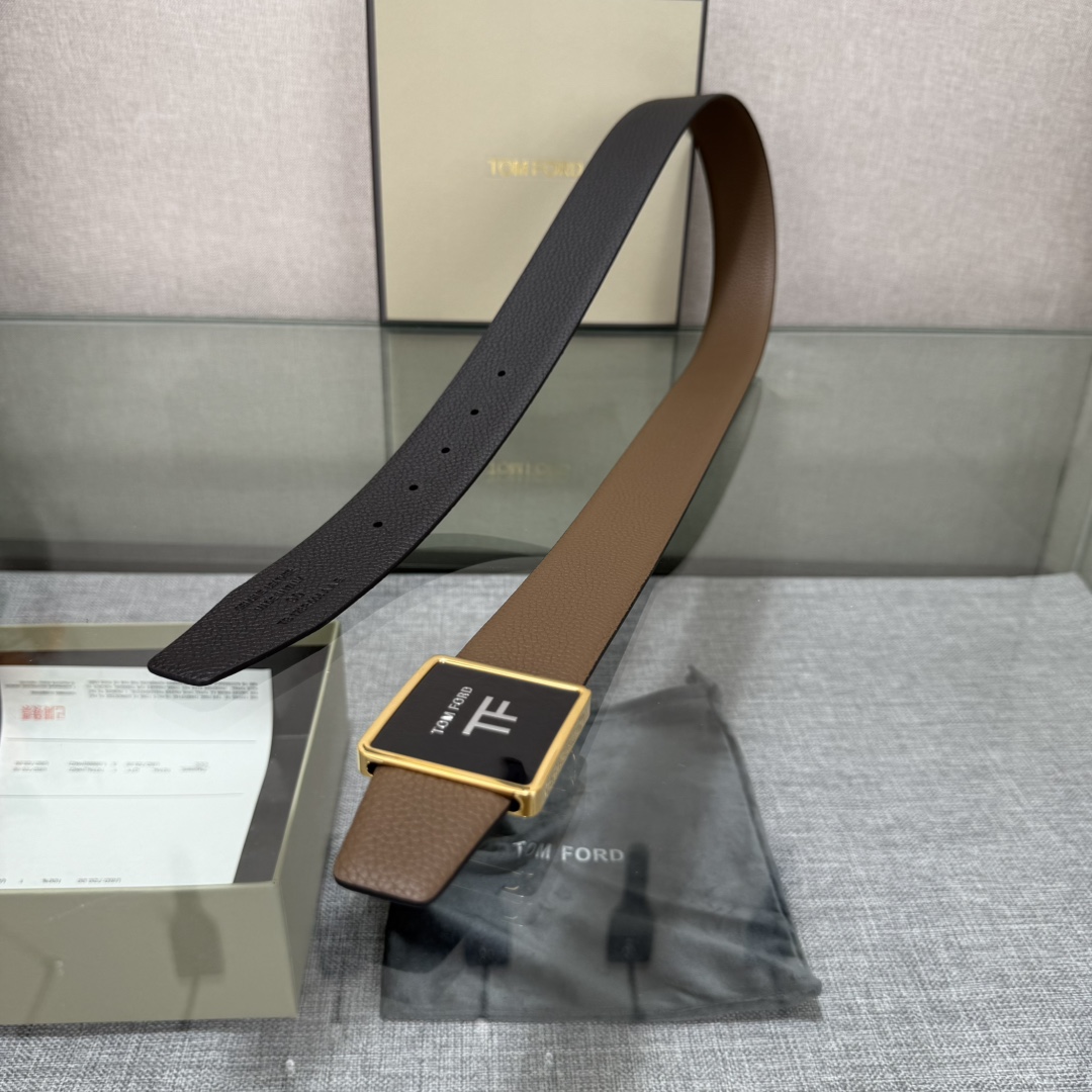 Tom Ford Basic Belt Top Grain Leather