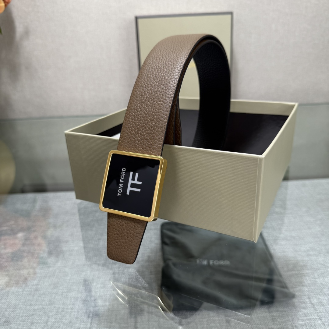 Tom Ford Basic Belt Top Grain Leather