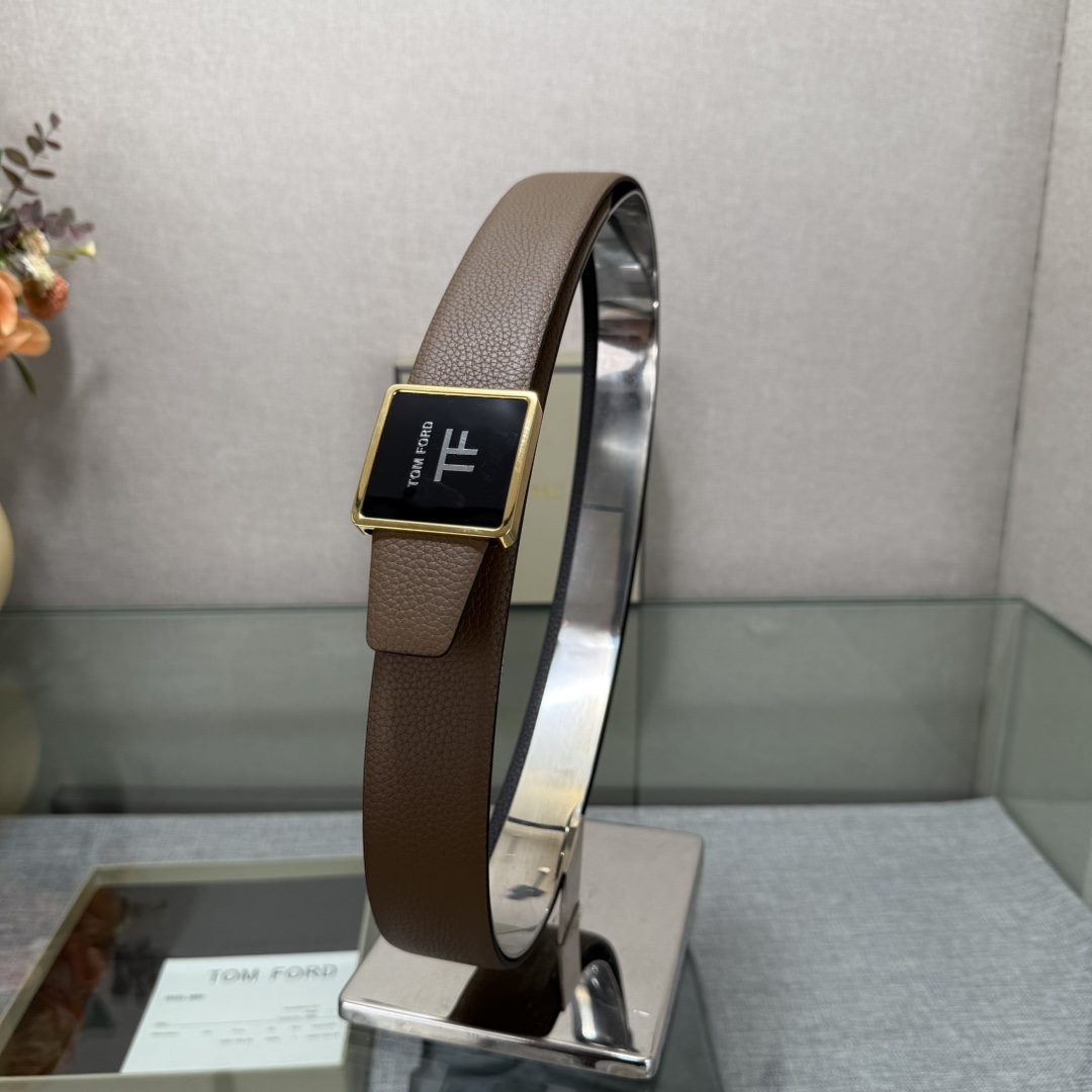 Tom Ford Basic Belt Top Grain Leather