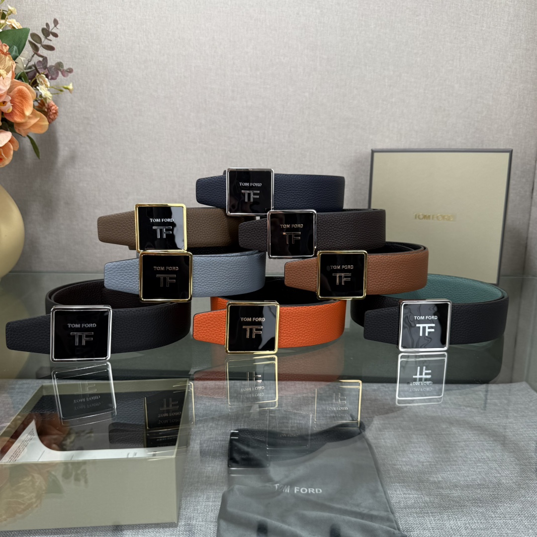 Tom Ford Basic Belt Top Grain Leather