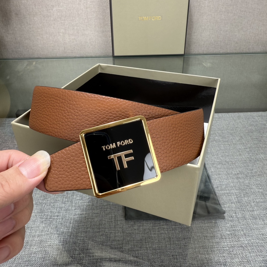 Tom Ford Basic Belt Top Grain Leather