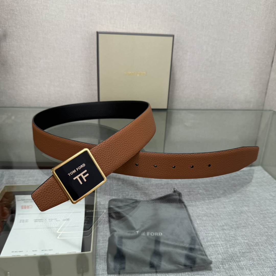 Tom Ford Basic Belt Top Grain Leather