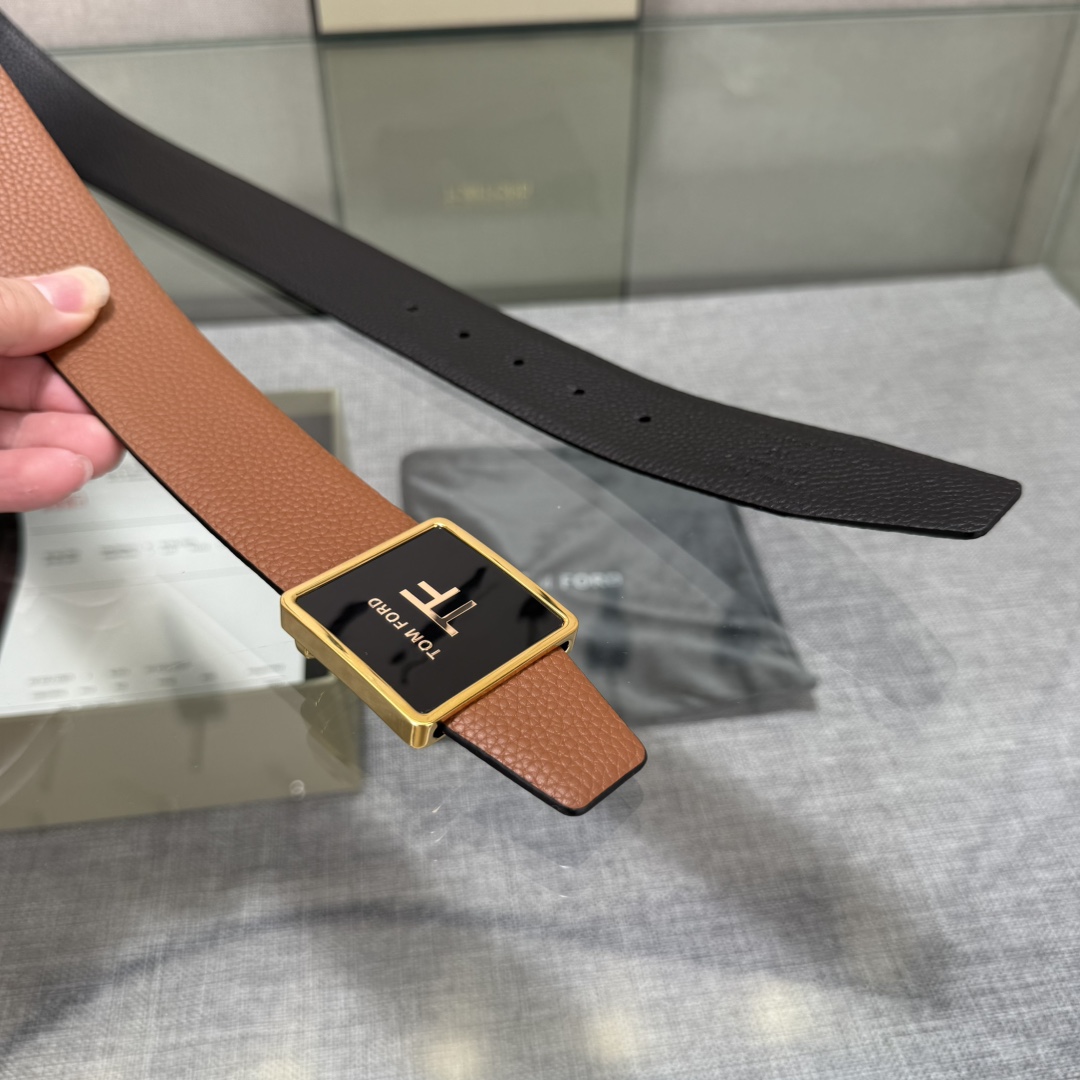 Tom Ford Basic Belt Top Grain Leather