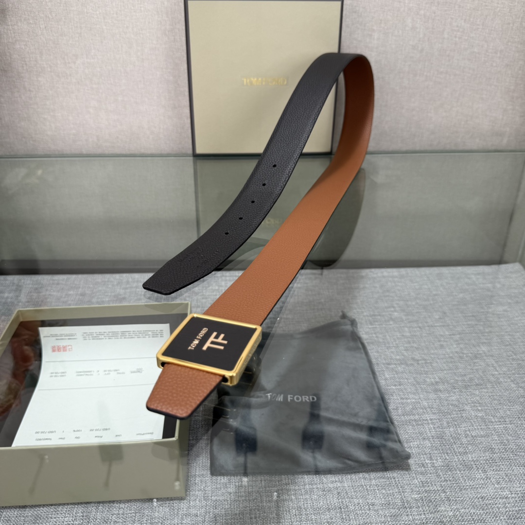 Tom Ford Basic Belt Top Grain Leather