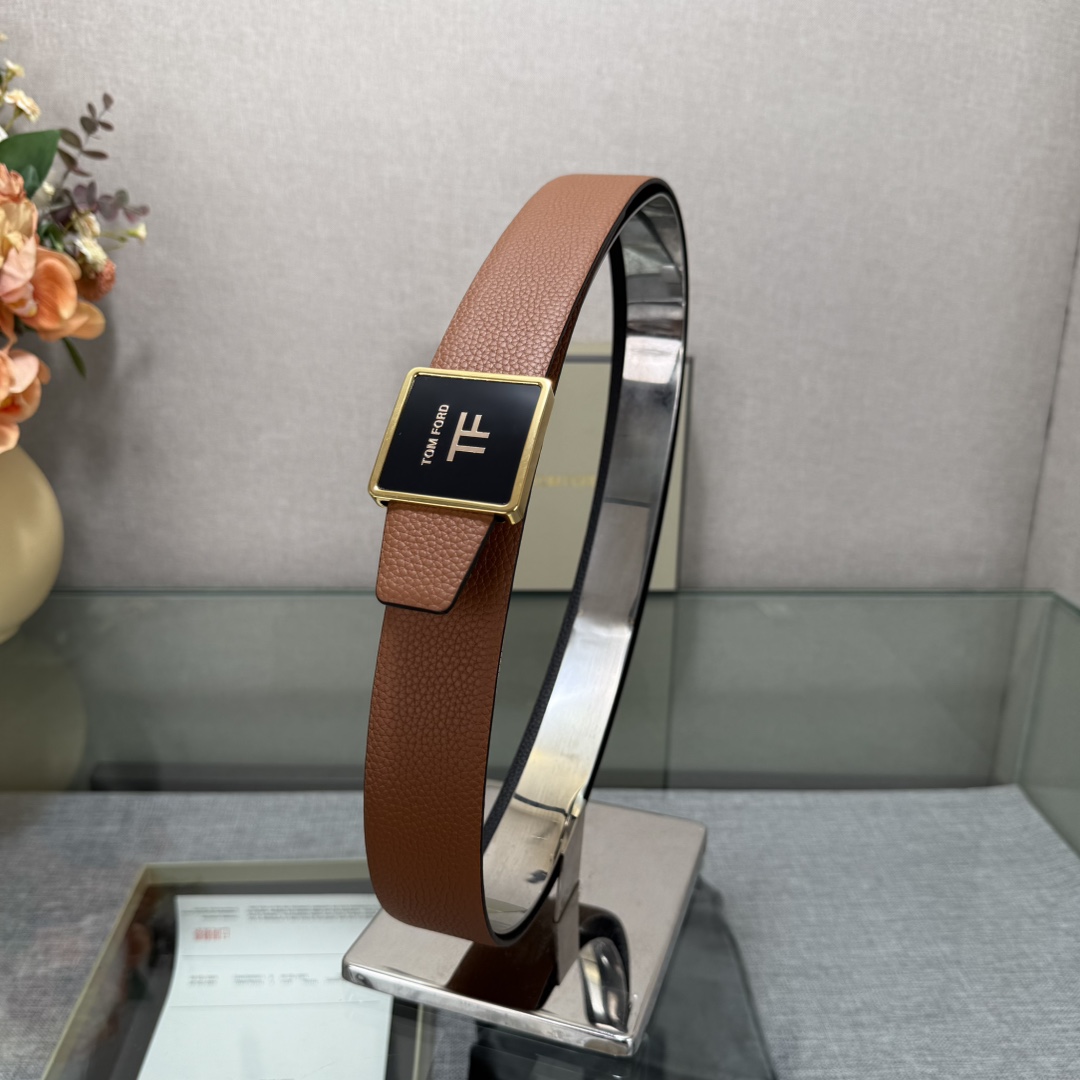 Tom Ford Basic Belt Top Grain Leather