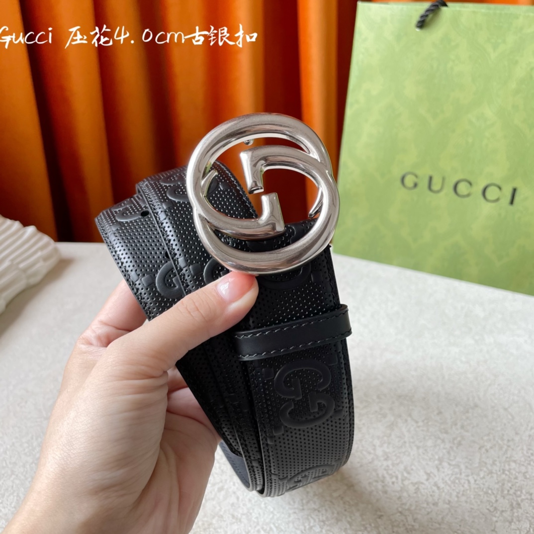 Gucci Basic Belt Cow Leather M