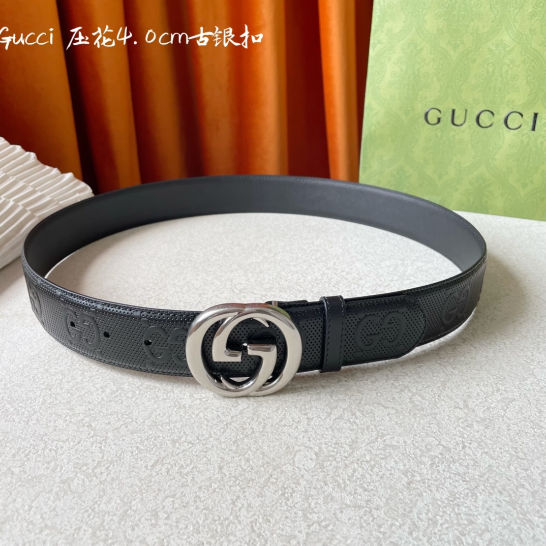 Gucci Basic Belt Cow Leather M