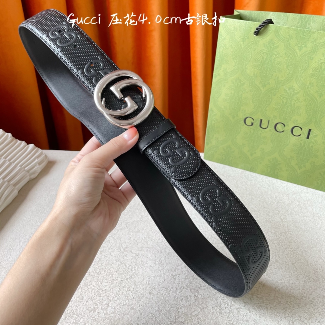 Gucci Basic Belt Cow Leather M