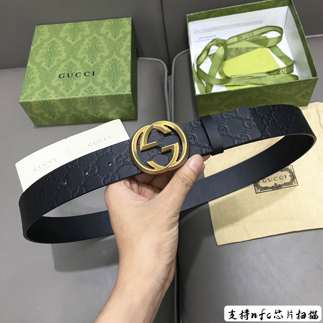 Gucci Basic Belt Black M