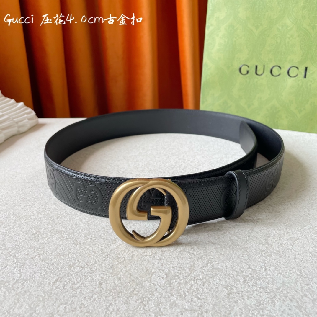 Gucci Basic Belt Cow Leather M