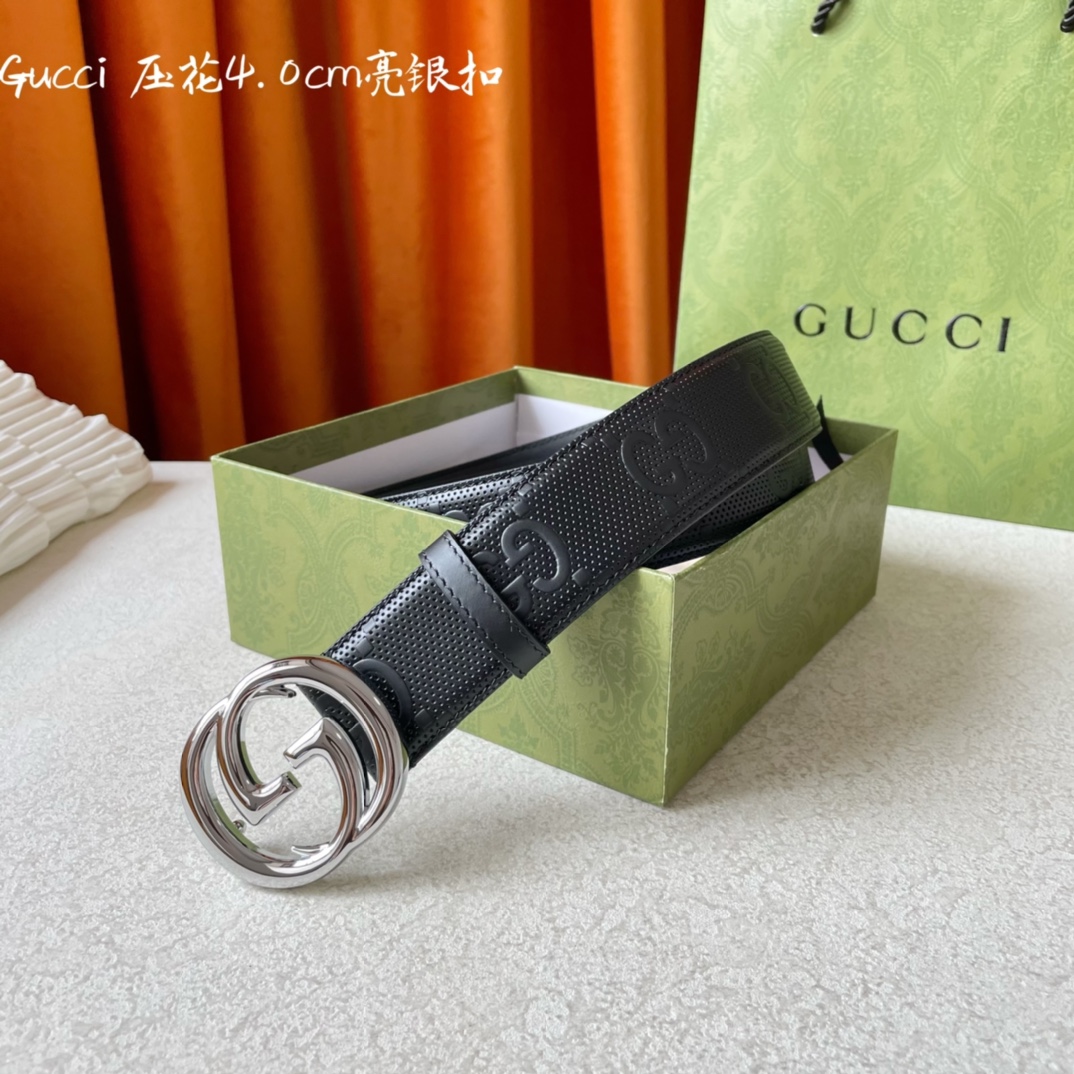 Gucci Basic Belt Cow Leather M