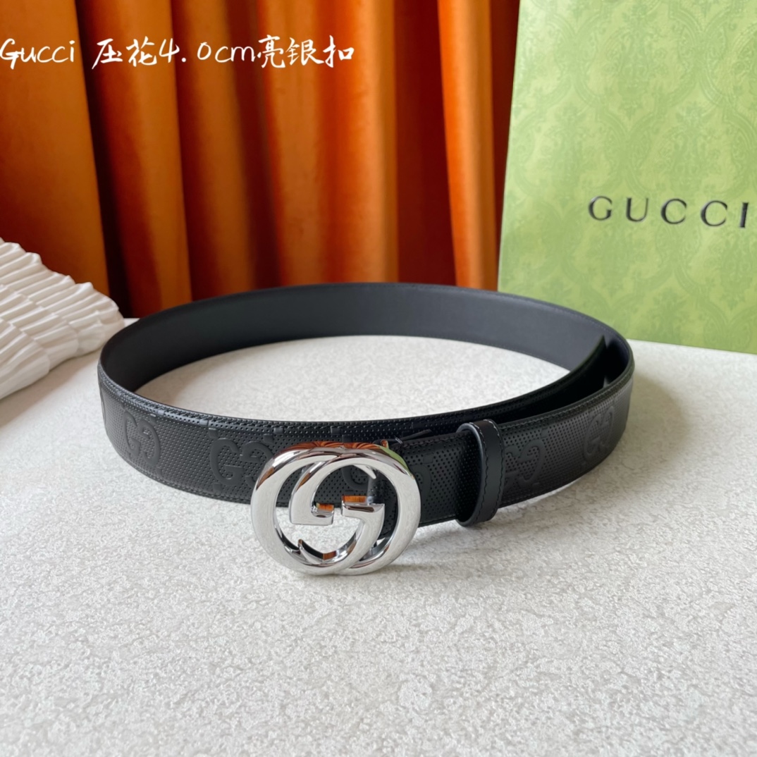Gucci Basic Belt Cow Leather M