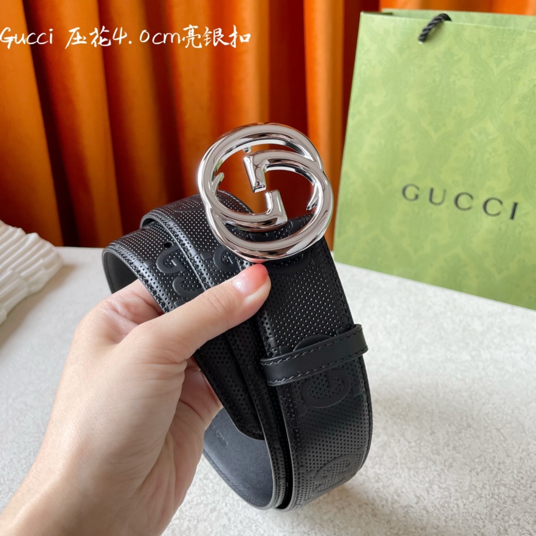 Gucci Basic Belt Cow Leather M