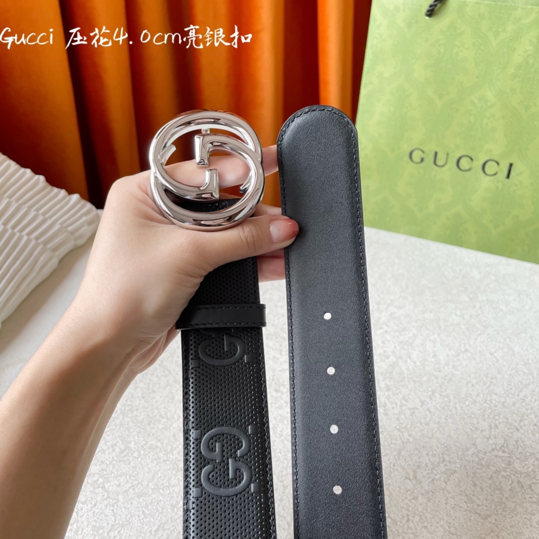 Gucci Basic Belt Cow Leather M