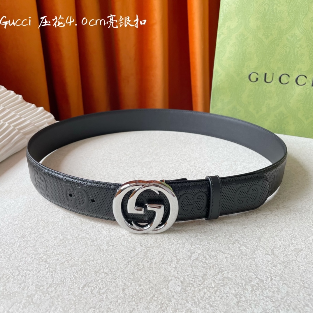 Gucci Basic Belt Cow Leather M