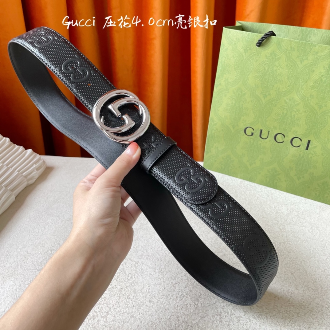 Gucci Basic Belt Cow Leather M