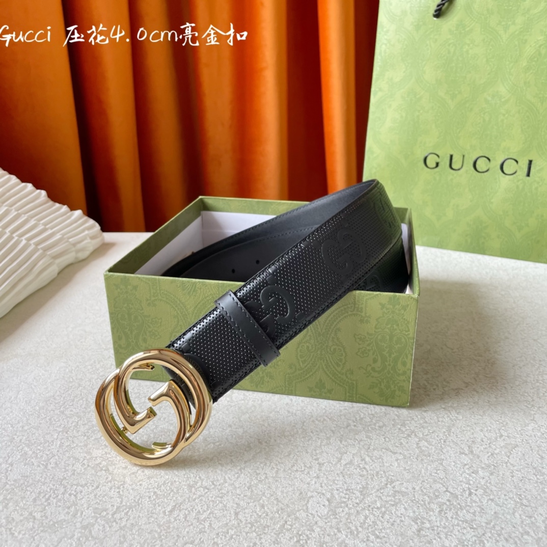 Gucci Basic Belt Cow Leather M