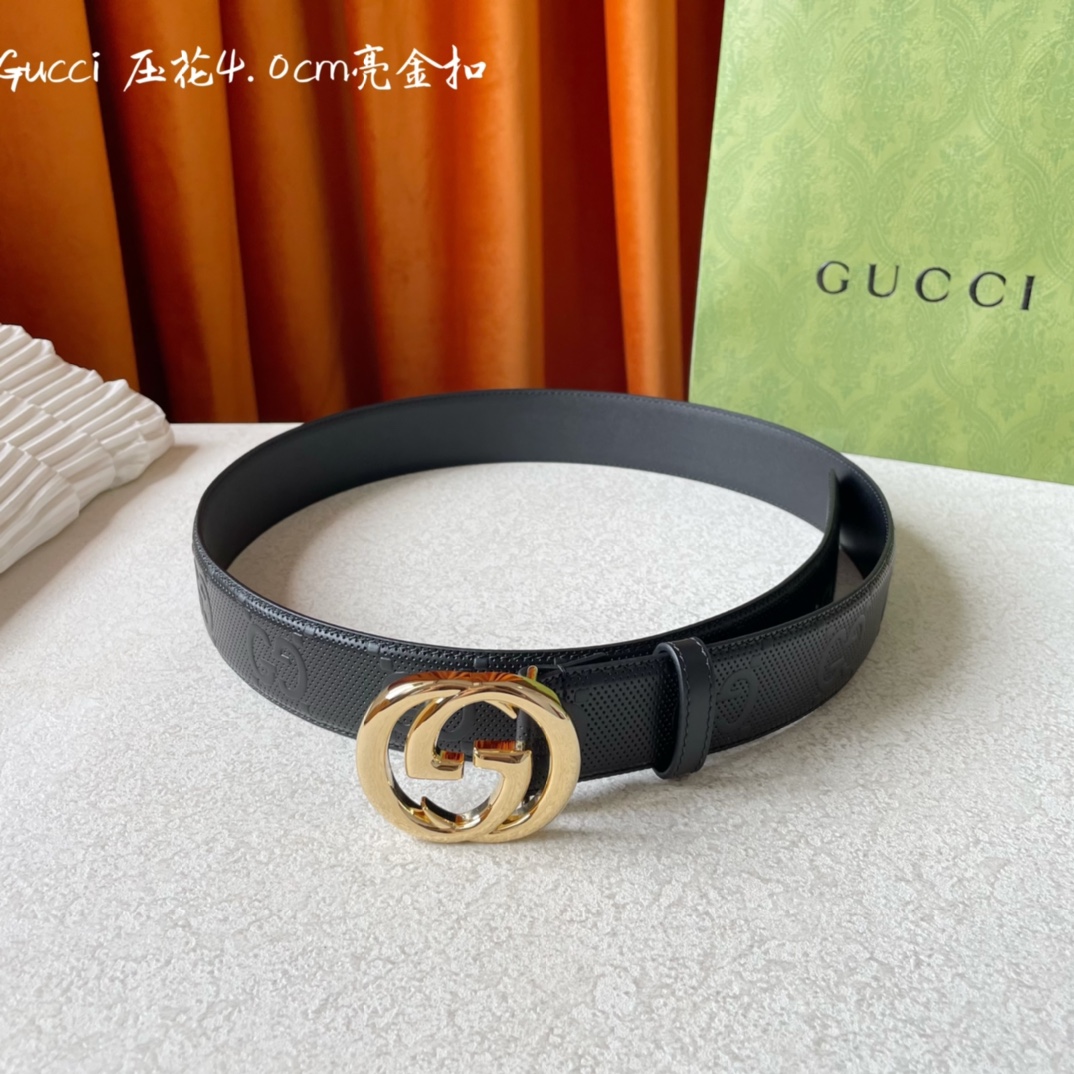 Gucci Basic Belt Cow Leather M