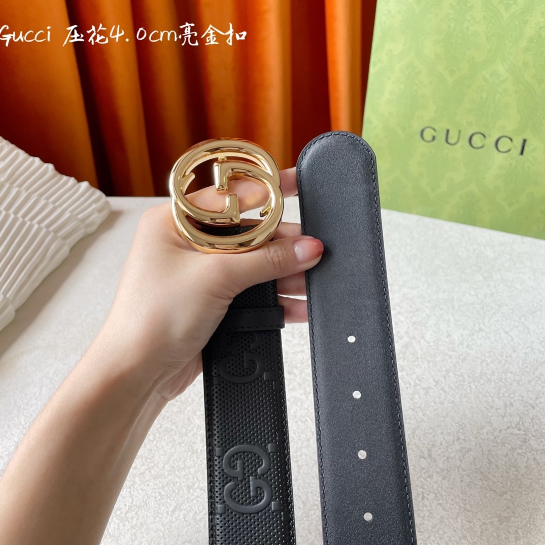 Gucci Basic Belt Cow Leather M