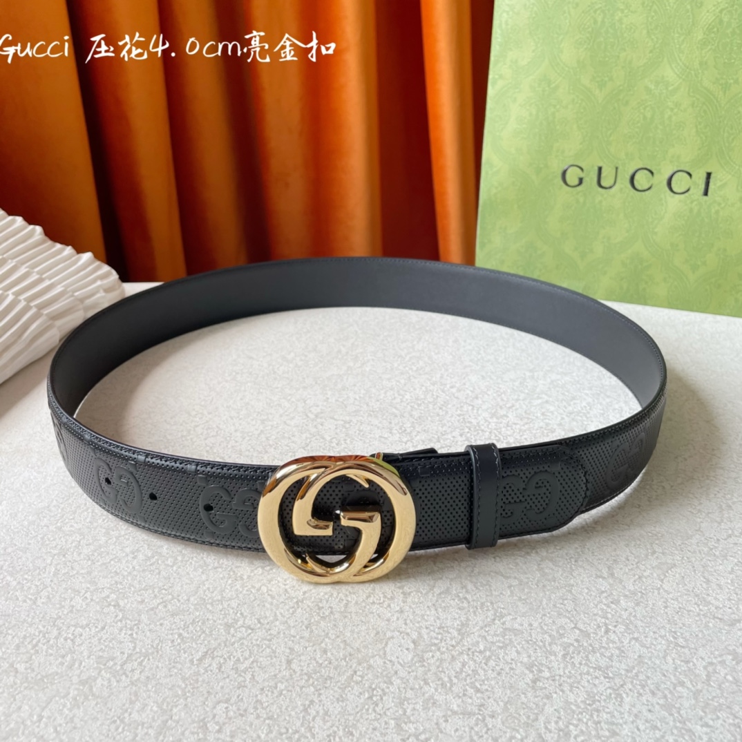 Gucci Basic Belt Cow Leather M