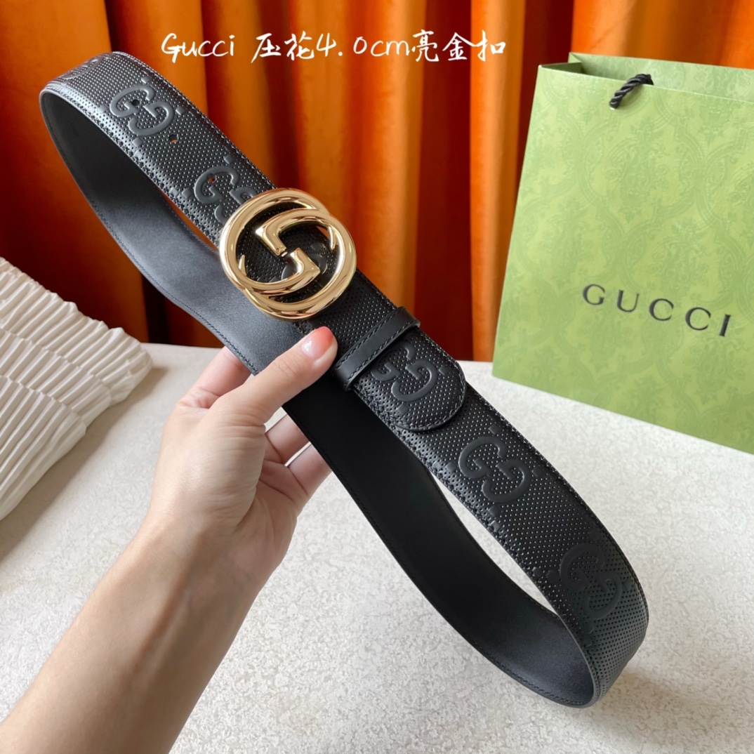 Gucci Basic Belt Cow Leather M